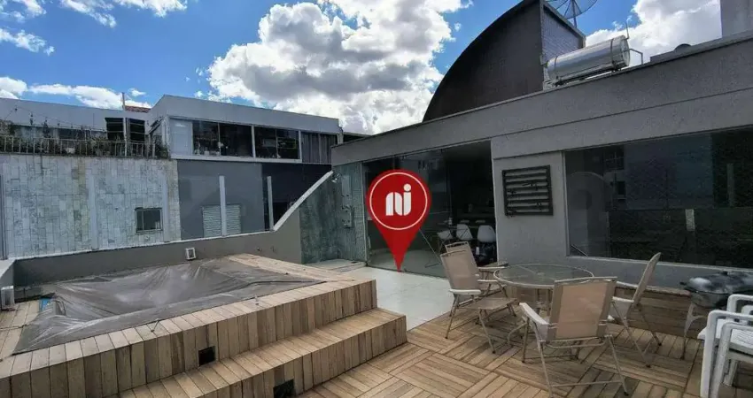 Cobertura com 3 dormitórios à venda, 185 m² por r$ 870.000,00 - buritis - belo horizonte/mg