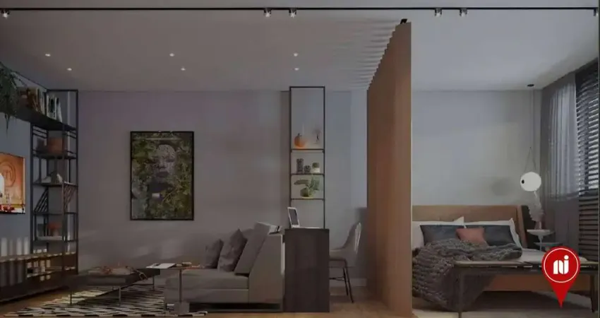 Apartamento com 1 dormitório à venda, 34 m² por r$ 550.000 - funcionários - belo horizonte/mg