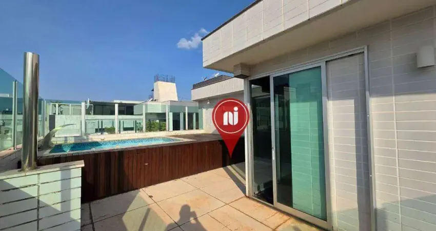 Cobertura com 4 dormitórios à venda, 255 m² por r$ 1.490.000,00 - buritis - belo horizonte/mg