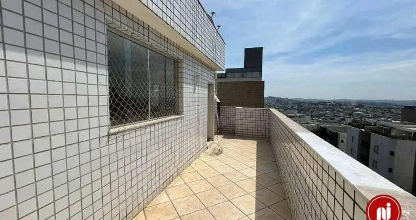 Cobertura com 3 dormitórios para alugar, 120 m² por r$ 4.469/mês - buritis - belo horizonte/mg