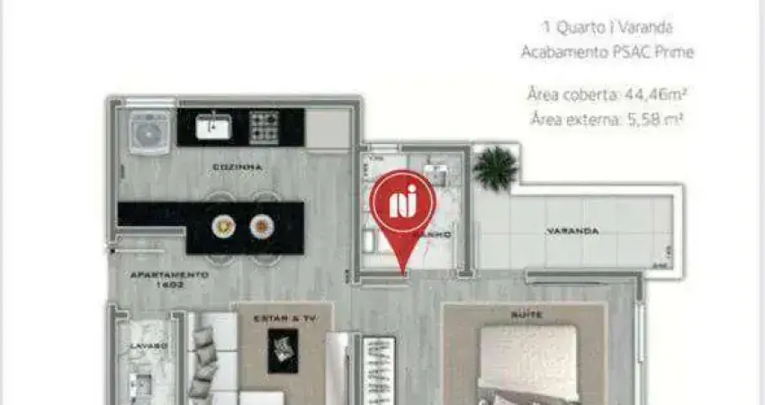 Apartamento com 1 dormitório à venda, 59 m² por r$ 1.100.000 - lourdes - belo horizonte/mg