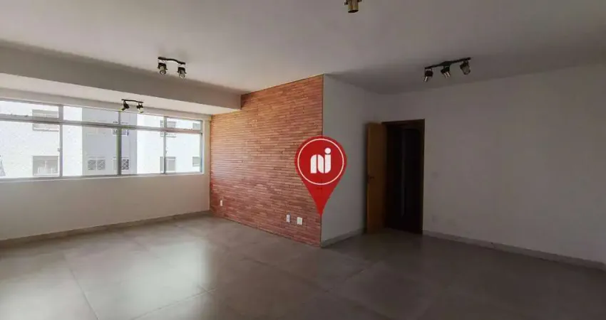 Apartamento com 4 dormitórios para alugar, 140 m² por r$ 6.800/mês - buritis - belo horizonte/mg