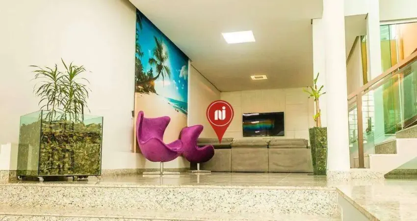 Casa semi-mobiliada com 4 dormitórios à venda, 470 m² por r$ 3.200.000 - buritis - belo horizonte/mg