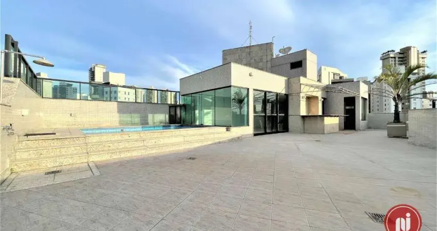 Cobertura semi-mobiliada com 4 dormitórios à venda, 350 m² por r$ 5.000.000 - belvedere - belo horizonte/mg