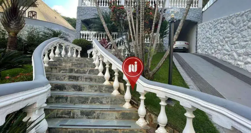 Casa com 7 dormitórios, 500 m² - venda por r$ 2.700.000,00 ou aluguel por r$ 15.461,63/mês - santa lúcia - belo horizonte/mg