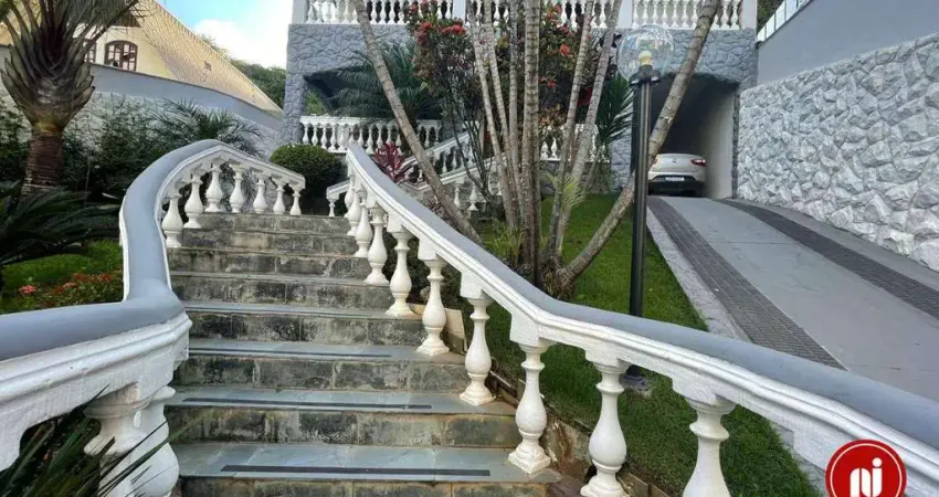 Casa com 7 dormitórios, 500 m² - venda por r$ 2.700.000,00 ou aluguel por r$ 15.461,63/mês - santa lúcia - belo horizonte/mg