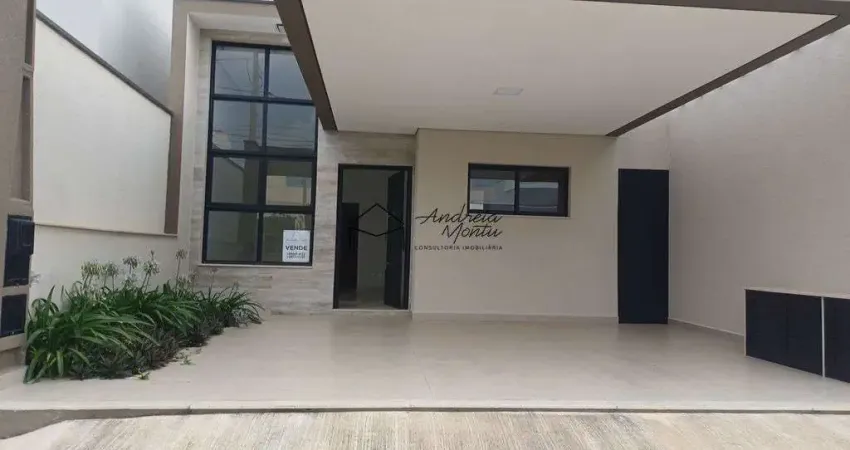 Casa nova em condomínio localizado próximo ao parque ecológico da cidade.