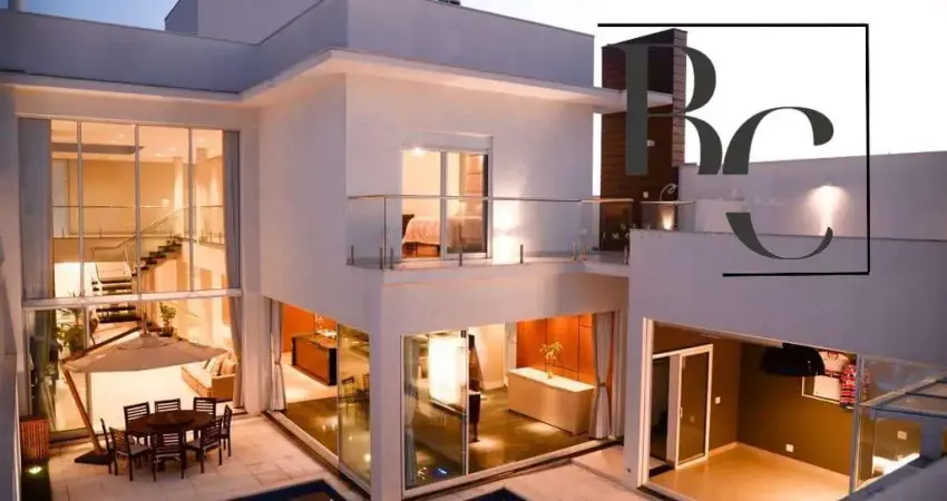 Casa em condomínio para venda em sorocaba, parque campolim, 4 dormitórios, 4 suítes, 6 banheiros, 4 vagas