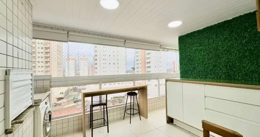 Apartamento para venda em praia grande, aviação, 2 dormitórios, 2 suítes, 2 banheiros, 1 vaga