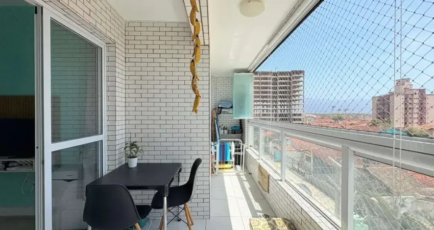 Apartamento para venda em praia grande, caiçara, 1 dormitório, 1 banheiro, 1 vaga