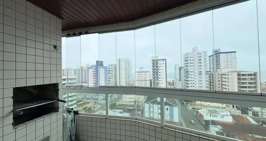 Apartamento para venda em praia grande, guilhermina, 1 dormitório, 1 banheiro, 1 vaga