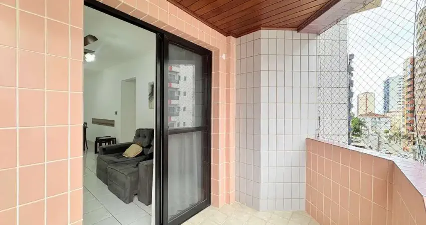 Apartamento para venda em praia grande, guilhermina, 2 dormitórios, 1 suíte, 2 banheiros, 1 vaga