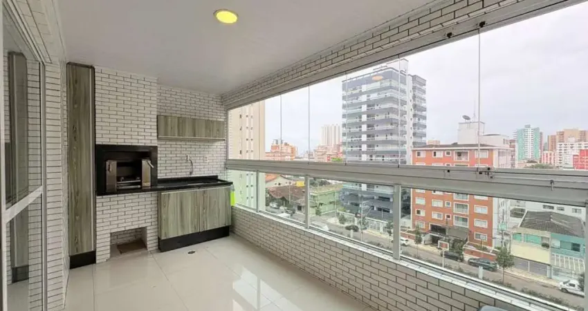 Apartamento para venda em praia grande, canto do forte, 3 dormitórios, 1 suíte, 2 banheiros, 2 vagas