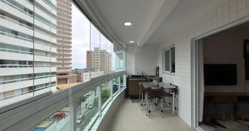 Apartamento para venda em praia grande, caiçara, 2 dormitórios, 1 banheiro, 1 vaga