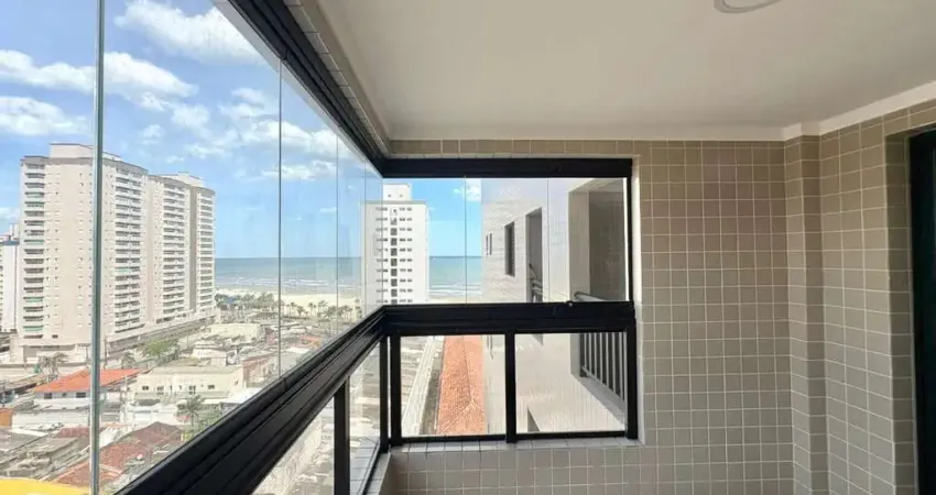 Apartamento para venda em praia grande, mirim, 2 dormitórios, 1 suíte, 2 banheiros, 1 vaga