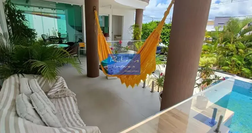 Casa em condomínio para locação em camaçari, alphaville litoral norte 1, 4 dormitórios, 4 suítes, 7 banheiros