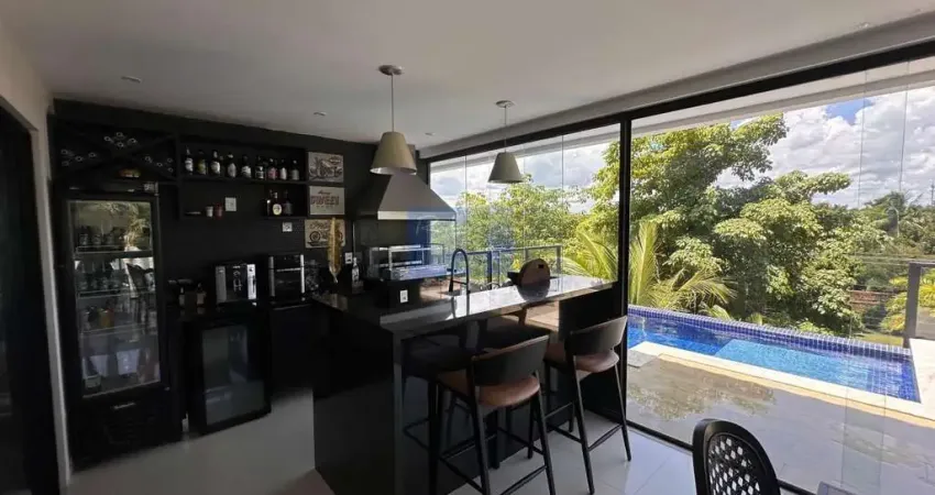 Casa em condomínio para locação em camaçari, alphaville litoral norte 1, 4 dormitórios, 4 suítes, 8 banheiros, 2 vagas