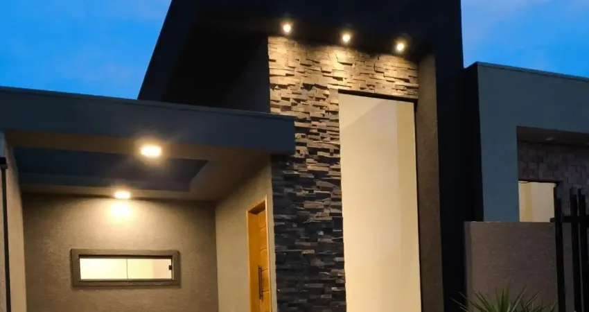 Casa à venda com fachada moderna e super confortável em uvaranas