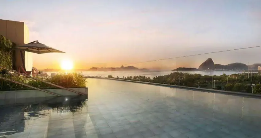 Apartamento garden para venda em rio de janeiro, glória, 2 dormitórios, 2 suítes, 3 banheiros, 2 vagas