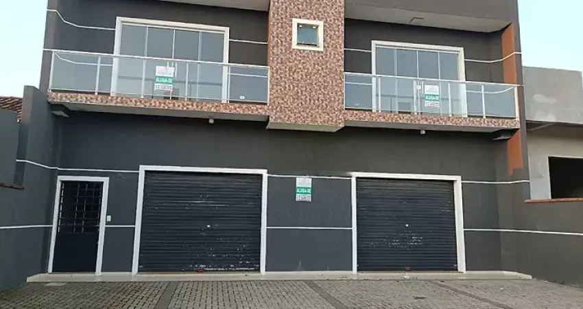 Sala comercial 44m² com banheiro e sacada fazenda rio grande