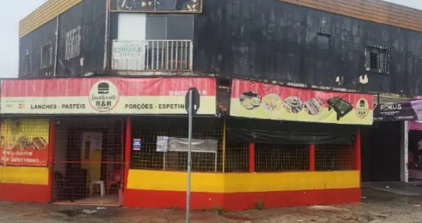 Amplo salão com 300 m², 3 wc, cozinha, na avenida principal do bairro.