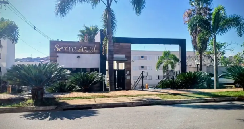 Apartamento térreo com 2 dormitórios no condomínio serra azul, zona norte. segurança e lazer.