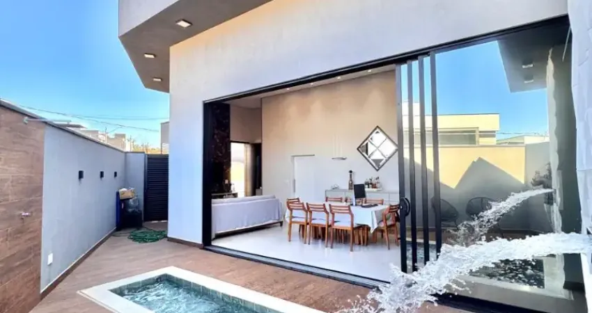 Casa com piscina a venda no condomínio santa mônica iii – mogi guaçu/sp