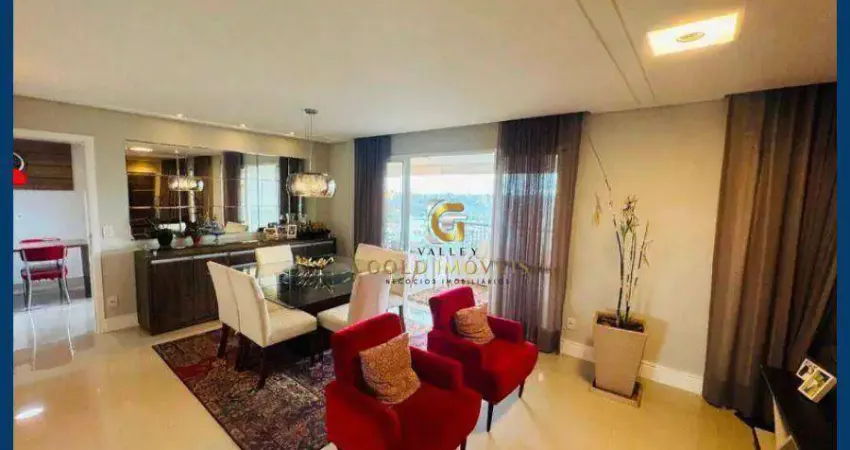 Apartamento com 4 dormitórios à venda, 194 m² por r$ 2.895.000,00 - jardim aquarius - são josé dos campos/sp