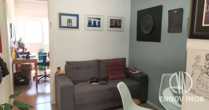 Apartamento à venda com 50m², 2 dormitórios, 1 vaga / metrô santa cecília