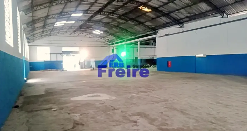 Área fabril: 1.500m² Pé direito: 6m Galpão em Casa Grande, Diadema