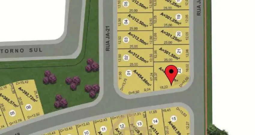 Terreno à venda na JA 10, Alphaville Araguaia, Goiânia