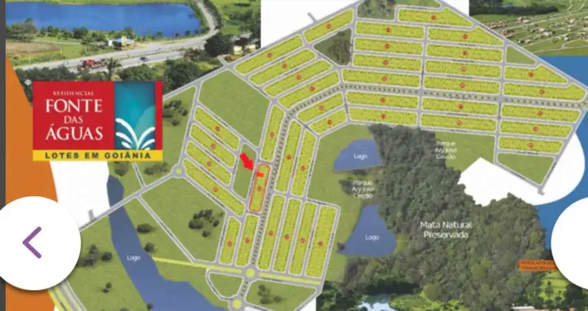 Terreno comercial à venda na Ary José Cascão, Residencial Fonte das Águas, Goiânia