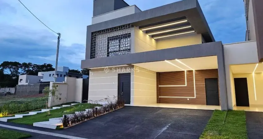 Casa em condomínio fechado com 4 quartos à venda na Via Mediterrânea, Jardins Barcelona, Senador Canedo