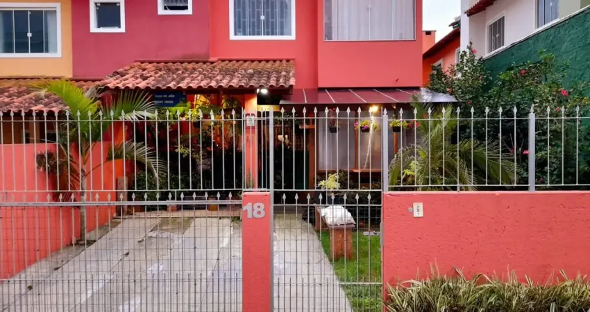 Um lindo sobrado vermelho em florianópolis no estado de santa catarina