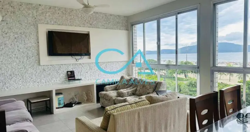 Apartamento com vista ampla para o mar e orla de santos - gonzaga
