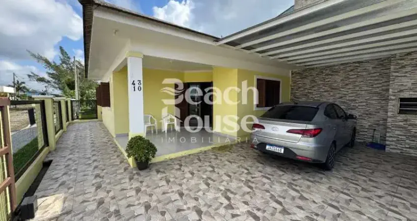 Excelente casa na zona nova – 3 quartos, 2 churrasqueiras, semi mobiliada e 2 abrigos para carro !!!