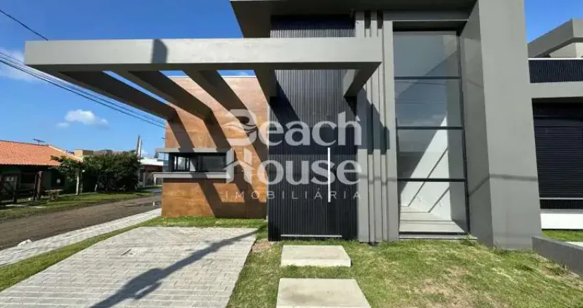 Conforto, tecnologia e lazer na zona nova – casa moderna de esquina com 3 quartos (1 suíte), churrasqueira, ar condicionado e automação alexa !!!