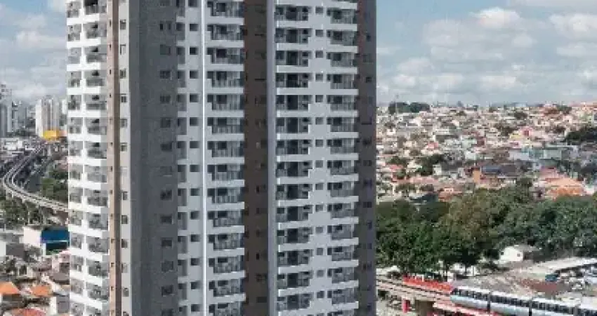 Lindo apartamento com varanda gourmet c/ churrasqueira a carvão.