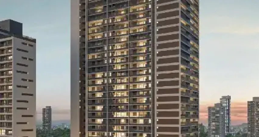 Lindo apartamento com varanda gourmet c/ churrasqueira a carvão.