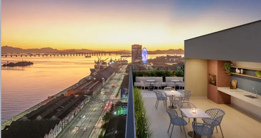 Lançamento no porto maravilha - farol da guanabara residencial - alto potencial de valorização - vista eterna para baía