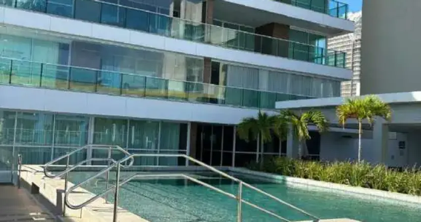 Aluguel lindo apartamento quarto e sala 44m2 nascente andar alto mobiliado vista mar infra completa ed. duetto barra vaga coberta r$ 5.383,30 c/taxas