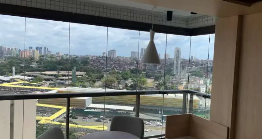 Venda stúdio 22m2 (novo) andar alto vaga rotat. finamente decorado cam. das árvores ven. r$ 380.000,00 - investidor imóvel alugado