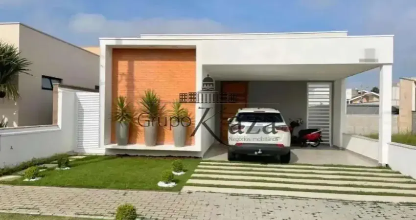 Casa térrea - mobiliada - caçapava - condomínio bela vista - 3 suítes - 150m²
