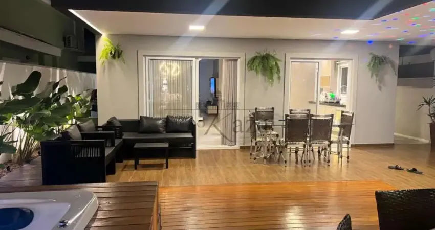 Casa sobrado em condomínio - residencial altos da serra vi - 3 suítes - 229m².