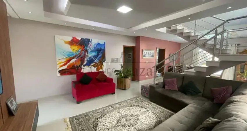 Casa sobrado em condomínio- jacareí - loteamento villa branca - residencial quintas villa branca - 4 dormitórios - 285m².