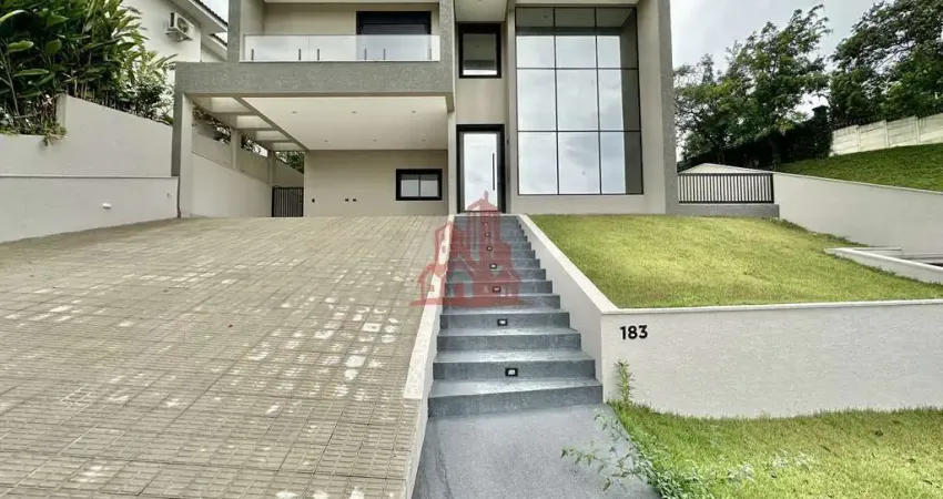 Casa zero km no condomínio quinta de são fernando – moderna, clean e com 4 suíte