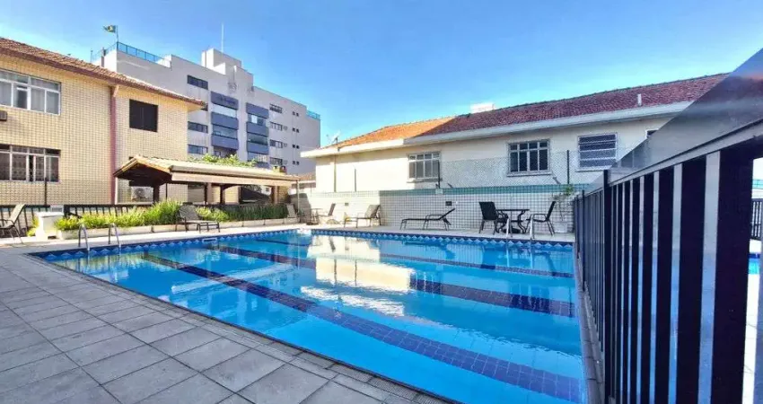 Apartamento com varanda e 2 vagas à venda no embaré. lazer completo