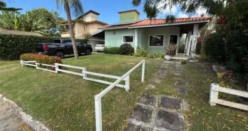 Casa em condomínio para venda em camaçari, busca vida (abrantes), 4 dormitórios, 3 suítes, 4 banheiros, 3 vagas