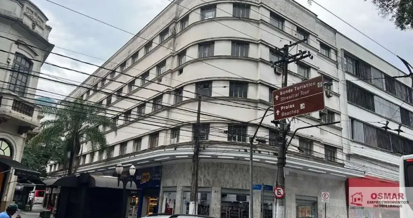 Salão comercial com ótima localização, no centro de santos-sp: 80 salas e 3.300m² de área disponíveis!