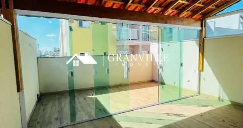 Cobertura para venda em santo andré, santa maria, 2 dormitórios, 2 banheiros, 1 vaga